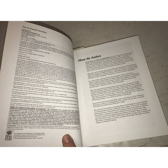 Wine for Dummies Mary Ewing-Mulligan and Ed McCarthy book - Picture 8 of 14